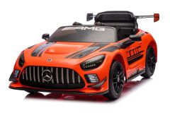 12V Licensed Mercedes AMG GT4 Ride On Car Orange
