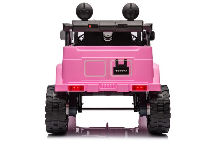 12V Licensed Pink Toyota FJ Cruiser Ride On Car