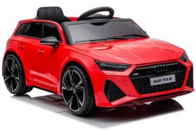 12V Licensed Red Audi RS6 Battery Ride On Car