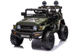 12V Licensed Green Toyota FJ Cruiser Ride On Car